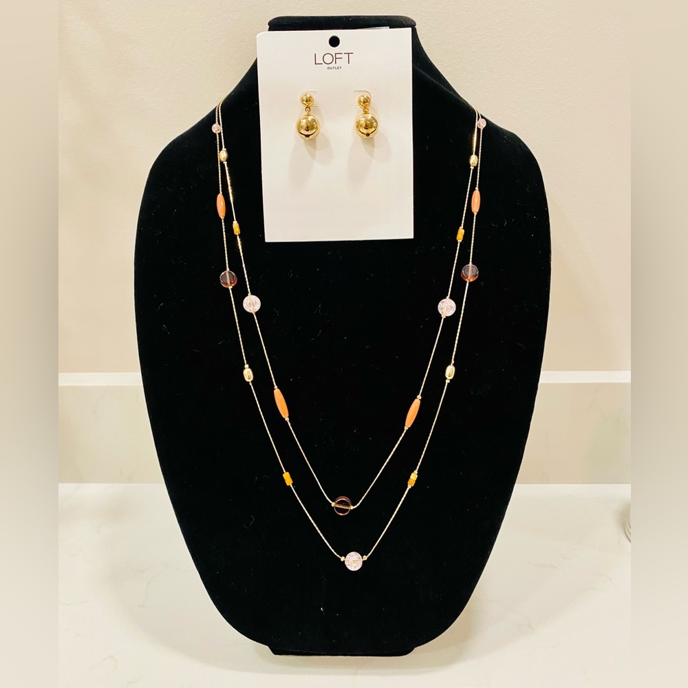 Beautiful Loft neckless and earring !